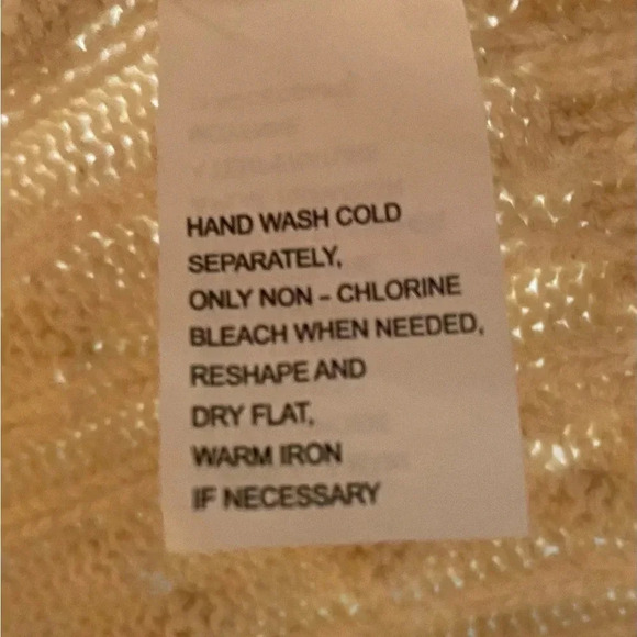 Jeanne Pierre Women’s 100% Cotton Cable Knit Cowl-neck Ivory Sweater EUC Medium. - Picture 3 of 8